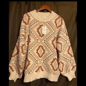 Western Aztec Sweater from EnviMe